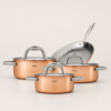 Karaca 3Ply PowerSteel Copper 7-Piece Cookware Set, 153.03.08.0575 - Image 4