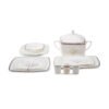 Karaca Fine Pearl Banyan Dinner Set of 62Pcs For 12 Person, 153.03.08.0646
