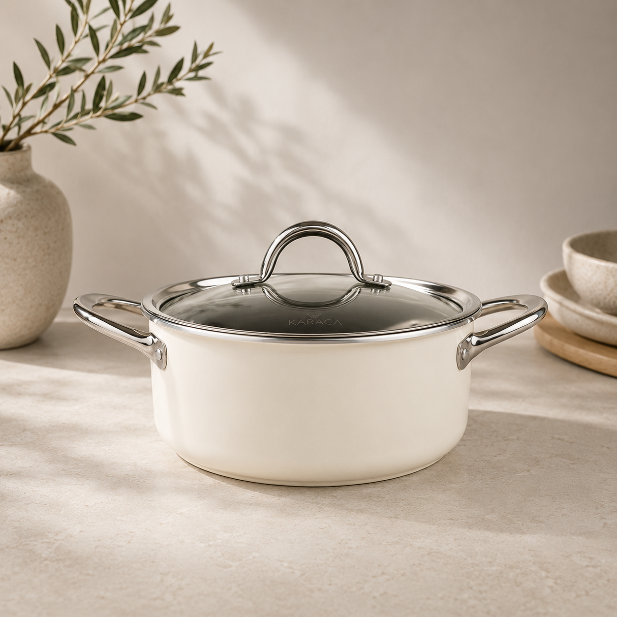 Karaca BioDiamond Basic Granite-Look Cookware Set ? 7 Pieces, 153.03.08.1074 3 Karaca BioDiamond Basic Granite-Look Cookware Set ? 7 Pieces, 153.03.08.1074 - Image 3