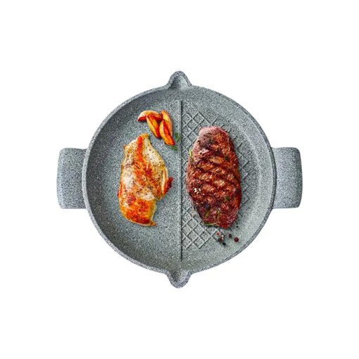 Karaca Love of Kitchen - 30cm Granite Double Sided Grill, 153.03.08.1369