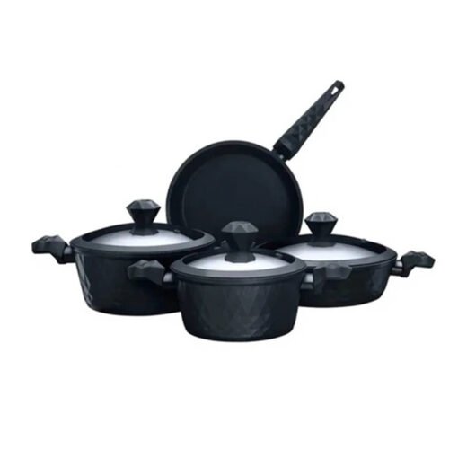 Karaca Bio Diamond Antibacterial Handle - 7Pcs Cookware Set, 153.03.08.1457
