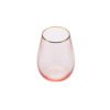 Karaca Gemma Water Glass Salmon 550ML, 153.03.08.1573