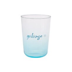 Karaca To-Do Collection Water Glass Blue 250ML, 153.03.08.1795