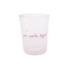 Karaca To-Do Collection Water Glass Pink 250ML, 153.03.08.1797