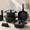 Karaca BioDiamond Cast Iron Square Cookware Set – 7 Pieces, 153.03.08.1853 - Image 4