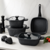 Karaca BioDiamond Cast Iron Square Cookware Set – 7 Pieces, 153.03.08.1853 - Image 5