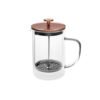 Karaca Pia Double Walled Glass French Press 800ML, Bronze, 153.03.08.2403