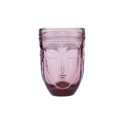 Karaca Visage Soft Drink Glass Pink 340ML, 153.03.08.2412