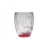 Karaca Pia Red Glitter Water Glass 350ML, 153.03.08.2429
