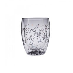 Karaca Pia Silver Star Water Glass 350ML, 153.03.08.2433