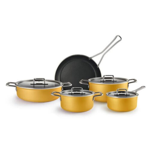 Karaca Mastermaid Bio Diamond - 9Pcs Casserole Set [Yellow], 153.03.08.2884