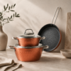 Karaca Biogranite 7-Piece Induction Cookware Set ? Copper, 153.03.08.3528 14 Karaca Biogranite 7-Piece Induction Cookware Set ? Copper, 153.03.08.3528 - Image 3