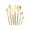 Karaca Jupiter 84Pcs Cutlery Set With Box, Matte Gold, 153.03.08.4577