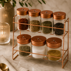 Karaca Top Copper 8-Piece Spice Set, 153.03.08.4670