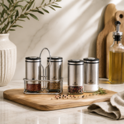 Alternative view of Karaca Walter Inox 4-Piece Square Spice Set, 153.03.08.5007