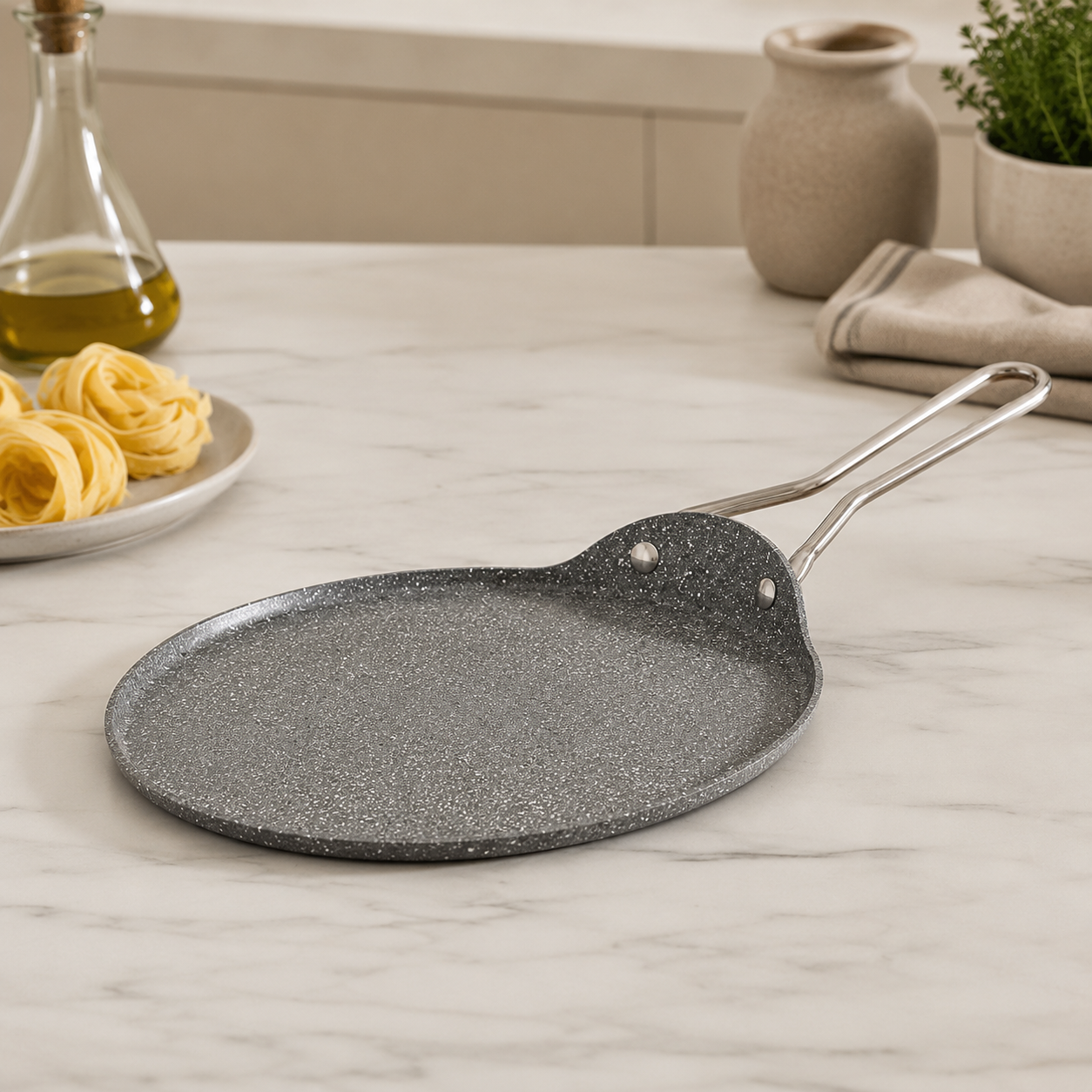 Karaca Salvador Biogranit Crepe Pan 24 cm, 153.09.01.1849 3 Karaca Salvador Biogranit Crepe Pan 24 cm, 153.09.01.1849 - Image 3