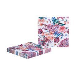 Karaca Home Flower Composition White 33x33cm, 153.19.01.1258