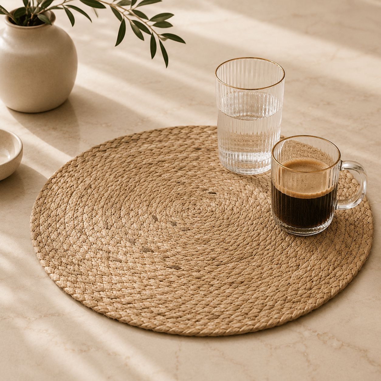 Karaca Ravlen Wicker Placemat 2 Pieces Set 38 cm, 153.19.01.1426 3 Karaca Ravlen Wicker Placemat 2 Pieces Set 38 cm, 153.19.01.1426 - Image 3