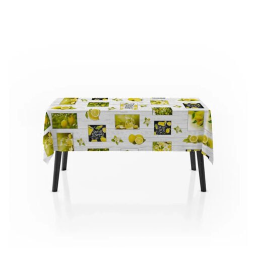 Karaca Sarah Anderson Lemon Wipeable Table Cloth 140x140cm, 160.02.01.0447