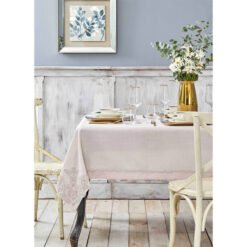 Karaca Home Ades [Powder] French Laced Table Cloth 160x240cm, 200.17.01.0277