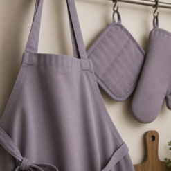 Alternative view of Karaca Home Pinny Grey 4-Piece Kitchen Apron Set, 200.18.01.0441