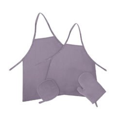 Karaca Home Pinny Grey 4Pcs Kitchen Apron Set, 200.18.01.0441