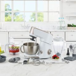 Karaca White Maestro Chef 7-in-1 Professional Kitchen Utensil 4L – 1000W, 153.01.01.2922