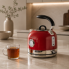 Karaca Retro Red Kettle 1.7 L, Quick Boil with LED Indicator, 153.03.06.2559 - Image 7