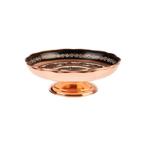 Karaca Palace Handmade Footed Copper Service Plate, 300.21.02.0230