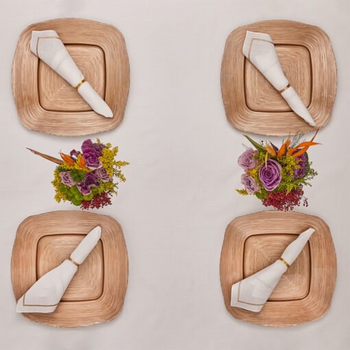 Karaca Home Stylish Square Plate [Gold] 34cm, 300.21.02.0784