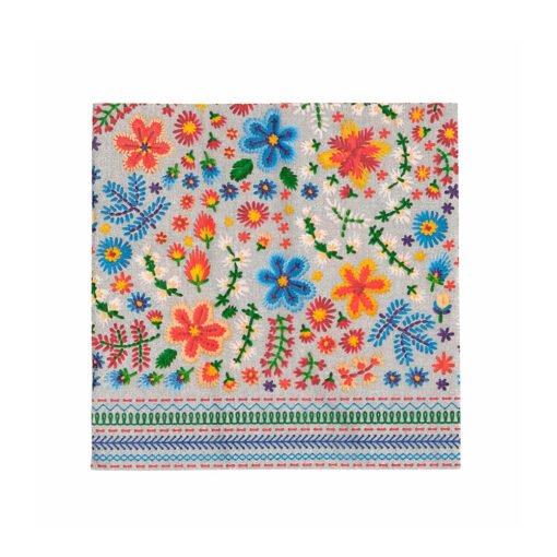 Karaca Home Bloom Napkin Set of 20Pcs 33x33cm, 300.22.02.0685
