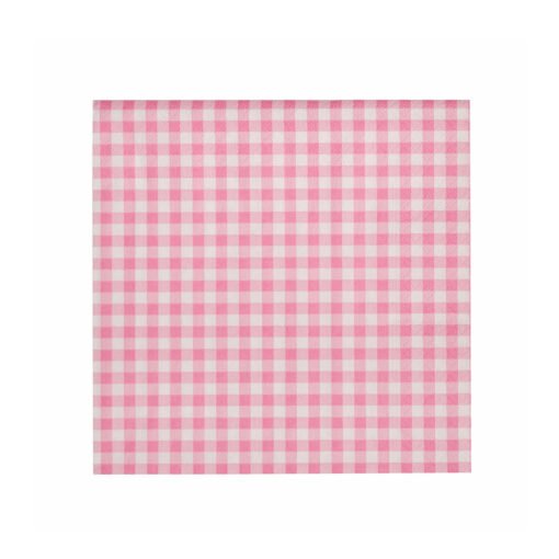 Karaca Home [Pink] Plaid Napkin Set of 20Pcs 33x33cm, 300.22.02.0709