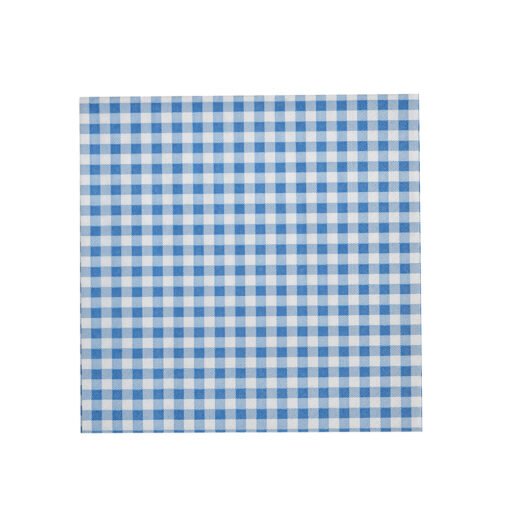 Karaca Home [Blue] Plaid Napkin Set of 20Pcs 33x33cm, 300.22.02.0712