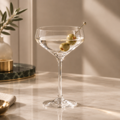 Karaca Even 6-Piece Transparent Martini Glass Set – 235 ml, 153.03.08.3201