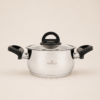 Karaca Florya Antibacterial Stainless Steel Cookware Set Black – 8 Pieces, 153.03.08.0416 - Image 9