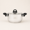 Karaca Florya Antibacterial Stainless Steel Cookware Set Black – 8 Pieces, 153.03.08.0416 - Image 11