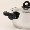 Karaca Florya Antibacterial Stainless Steel Cookware Set Black – 8 Pieces, 153.03.08.0416 - Image 10