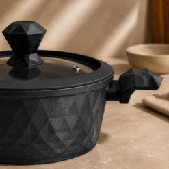 Alternative view of Karaca BioDiamond Antibacterial Handle Induction Base Pot 20 cm, 153.03.08.0422