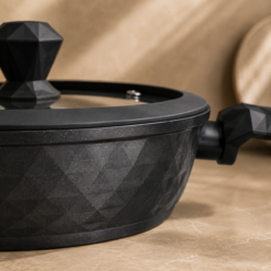 Alternative view of Karaca BioDiamond Non-Stick Antibacterial Handle Induction Shallow Casserole with Lid 30 cm, 153.03.08.0425
