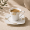 Karaca Fine Pearl 6-Piece Coffee Cup Set, 153.01.01.4268