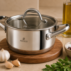 Alternative view of Karaca 3Ply PowerSteel 316+ Stainless Steel Pot 20 cm, 153.03.08.0550