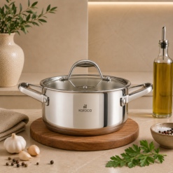 Karaca 3Ply PowerSteel 316+ Stainless Steel Pot 20 cm, 153.03.08.0550