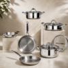 Karaca Powersteel 316+ 3Ply Stainless Steel Induction Frying Pan 30 cm, 153.03.08.0559 - Image 6