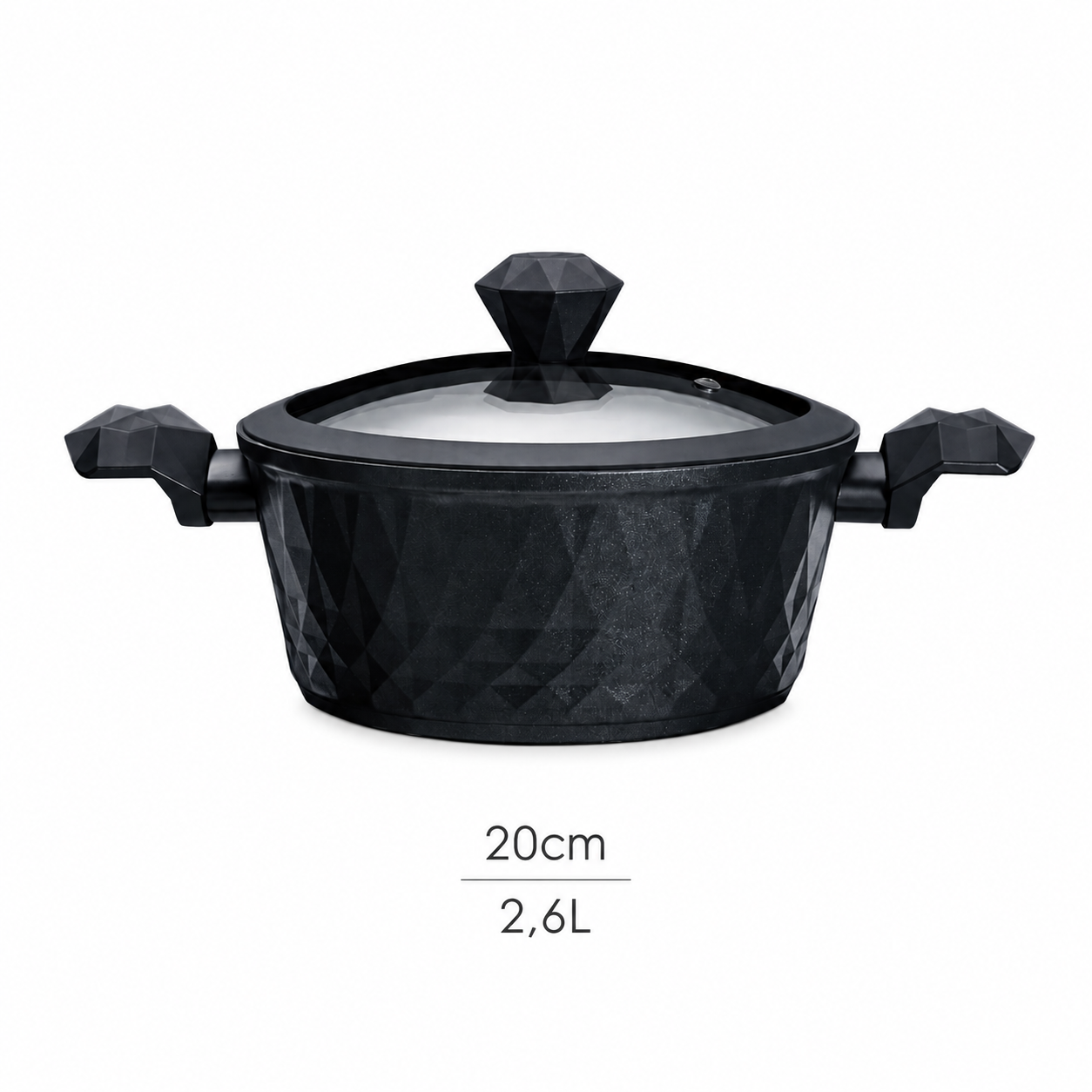 Karaca BioDiamond Pot 20 cm, 153.03.07.7043 5 Karaca BioDiamond Pot 20 cm, 153.03.07.7043 - Image 5