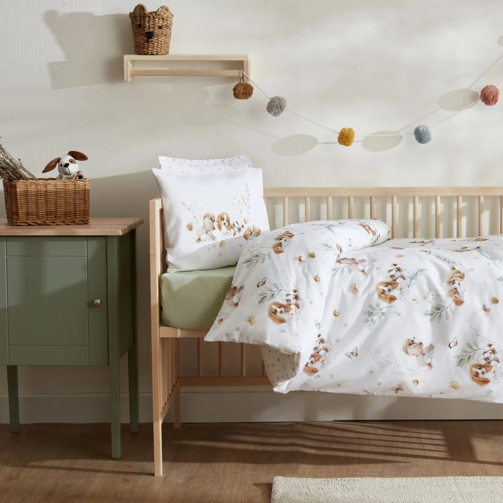 Karaca Home Baby Cute Dream 100% Cotton Baby Duvet Cover Set , 200.22.11.0214 1 Karaca Home Baby Cute Dream 100% Cotton Baby Duvet Cover Set , 200.22.11.0214