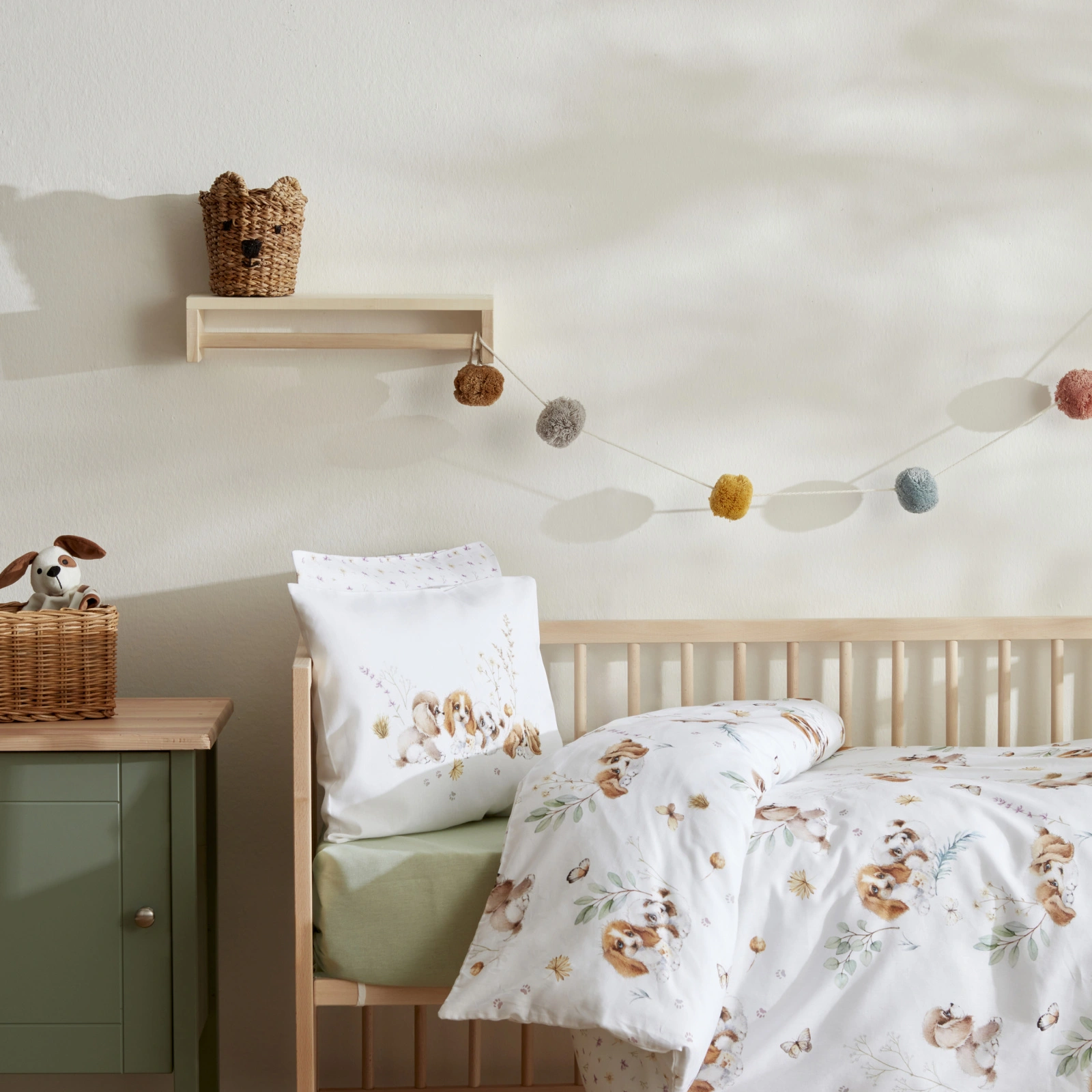 Karaca Home Baby Cute Dream 100% Cotton Baby Duvet Cover Set , 200.22.11.0214 3 Karaca Home Baby Cute Dream 100% Cotton Baby Duvet Cover Set , 200.22.11.0214 - Image 3