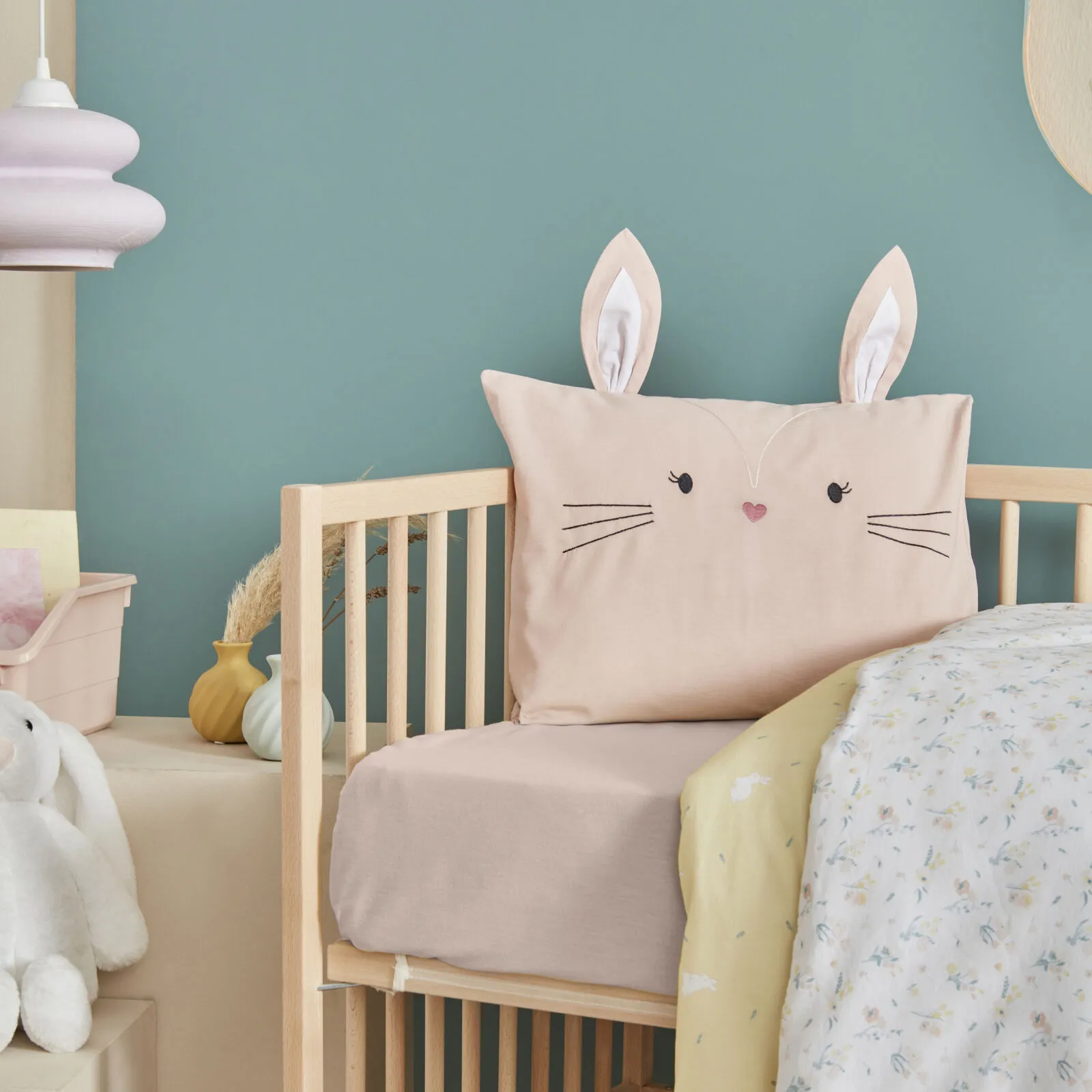 Karaca Home Baby Bunny 100% Cotton Baby Duvet Cover Set , 200.22.12.0081 8 Karaca Home Baby Bunny 100% Cotton Baby Duvet Cover Set , 200.22.12.0081 - Image 8