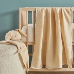 Karaca Home Baby Little Bunny 100% Cotton Muslin Playmate Set, 200.22.12.0084