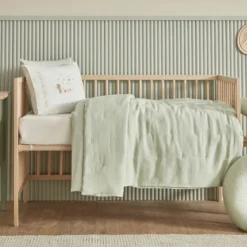 Karaca Lebanon 151 Karaca Home Baby Eloise Mint 100% Cotton Muslin Comfort Sleep Set, 200.22.14.0524