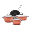 Karaca Biogranite 7-Piece Induction Cookware Set ? Copper, 153.03.08.3528 23 Karaca Biogranite 7-Piece Induction Cookware Set ? Copper, 153.03.08.3528 - Image 12
